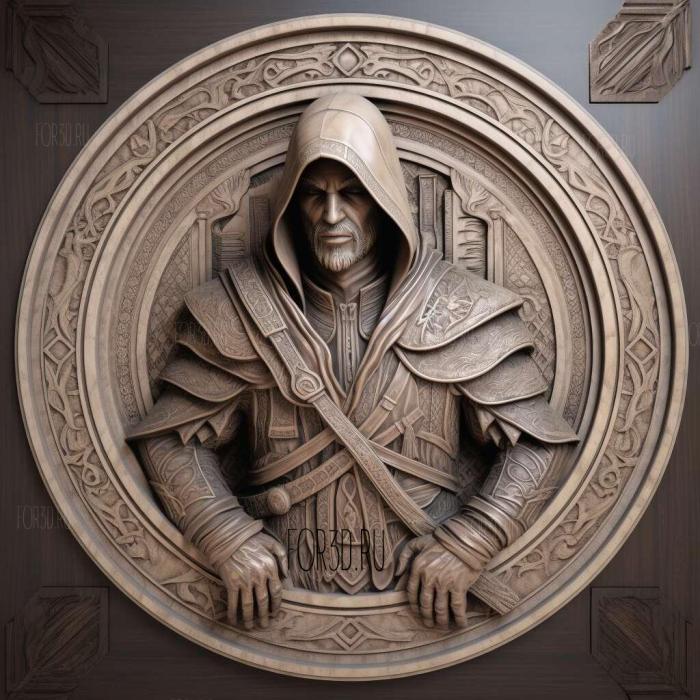Ezio Auditore da Firenze Assassins Creed 2 1 stl model for CNC